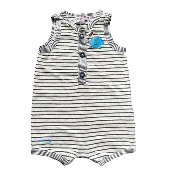 Petit Bateau Other - Monsieur Madame x Petit Bateau Striped Baby Romper Playsuit Nautical